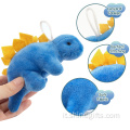 Portachiavi da peluche di logo personalizzato Dino